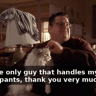 I'm the only guy that handles my used underpants, thank you very much.