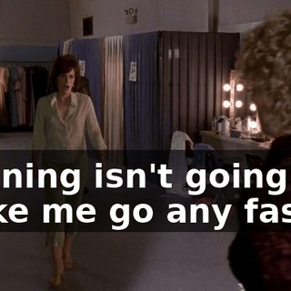 Whining isn't going to make me go any faster.