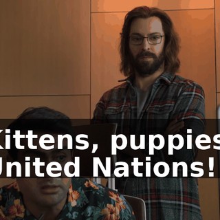 Kittens, puppies, United Nations!
