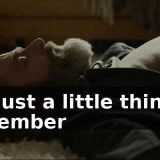 It's just a little thing to remember