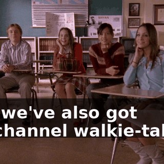and we've also got six-channel walkie-talkies
