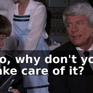 No, why don't you take care of it?
