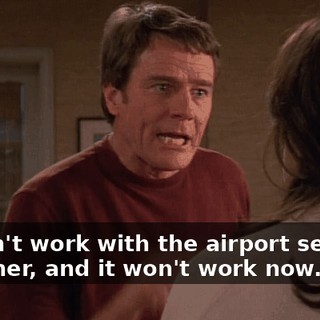 It didn't work with the airport security screener, and it won't work now.