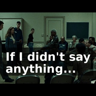 If I didn't say anything...