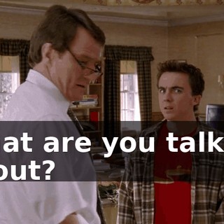 What are you talking about?
