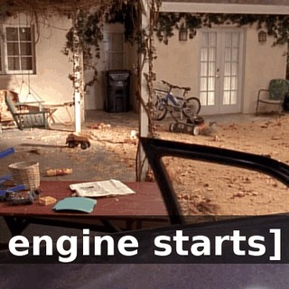engine starts]