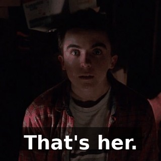 That's her.