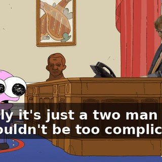 Luckily it's just a two man race. It shouldn't be too complicated.