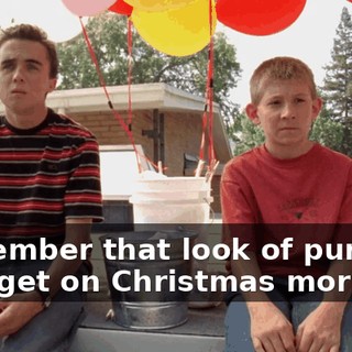 Remember that look of pure joy he'd get on Christmas morning