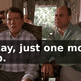 Okay, just one more lap.