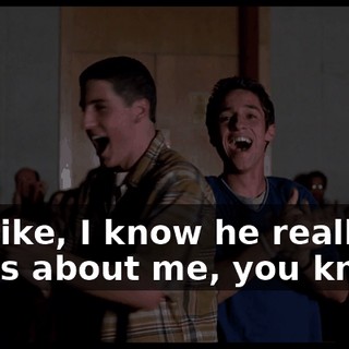 It's like, I know he really cares about me, you know?