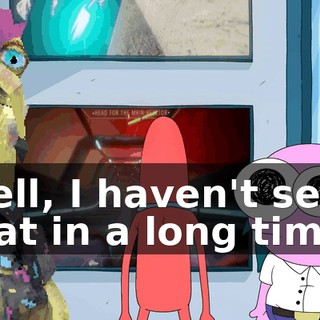 Well, I haven't seen that in a long time.