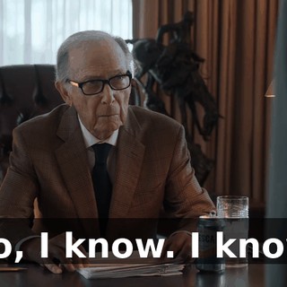 No, I know. I know.