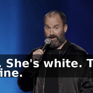 No. She's white. This is fine.