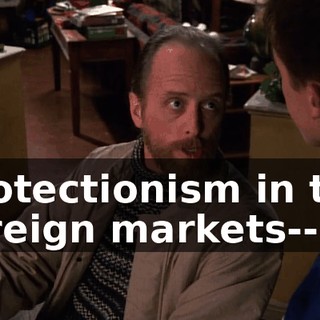 protectionism in the foreign markets--