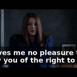 It gives me no pleasure to deny you of the right to read