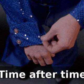 ♪ Time after time ♪