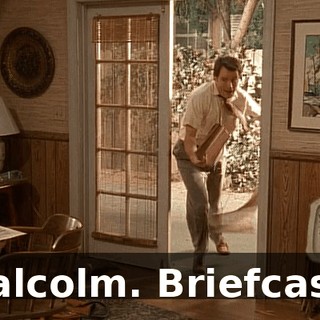 Malcolm. Briefcase.