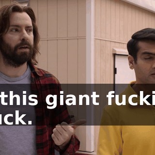 of this giant fucking truck.