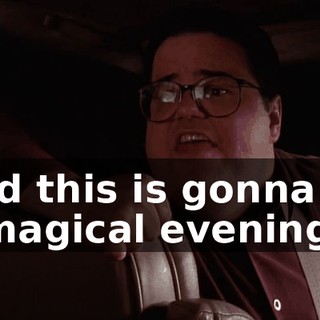 And this is gonna be a magical evening