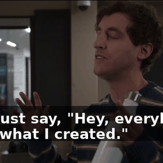 and just say, "Hey, everybody, look what I created."