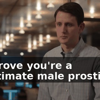 to prove you're a legitimate male prostitute