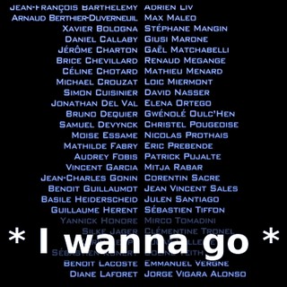 * I wanna go *