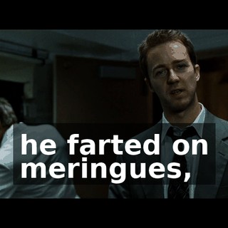 he farted on meringues,