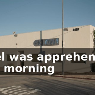 Ariel was apprehended this morning
