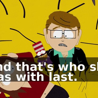 And that's who she was with last.