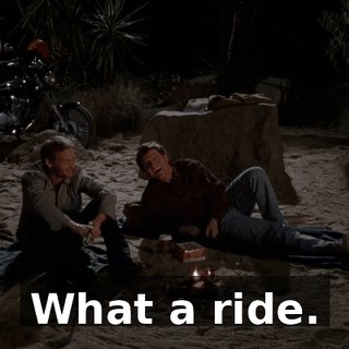What a ride.