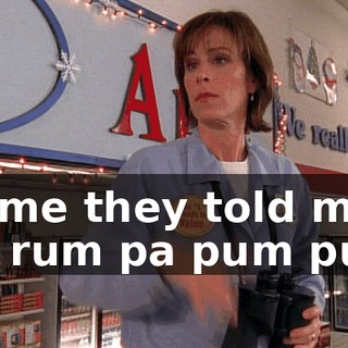 ♪ Come they told me Pa rum pa pum pum ♪