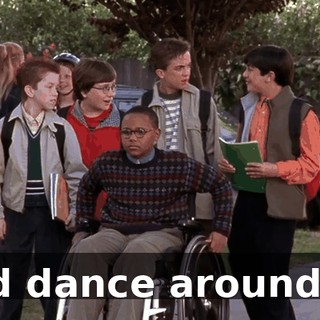 and dance around it?