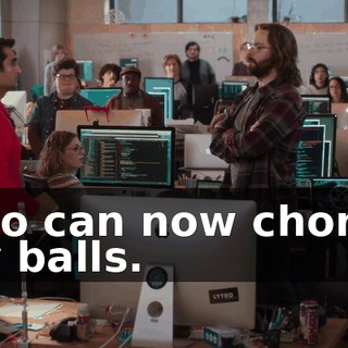 who can now chortle my balls.