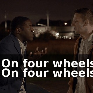 - On four wheels. - On four wheels.