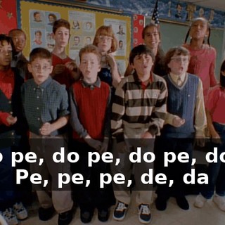 - ♪ Do pe, do pe, do pe, do pe, da ♪ - ♪ Pe, pe, pe, de, da ♪