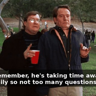 Now, remember, he's taking time away from his family so not too many questions.