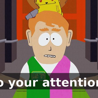 to your attention.