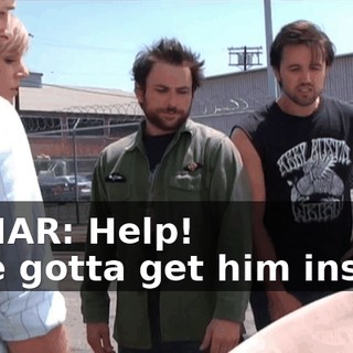 MEHAR: Help! - We gotta get him inside.