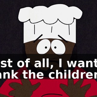 Most of all, I want to thank the children.