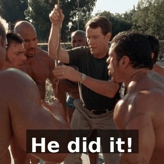 He did it!