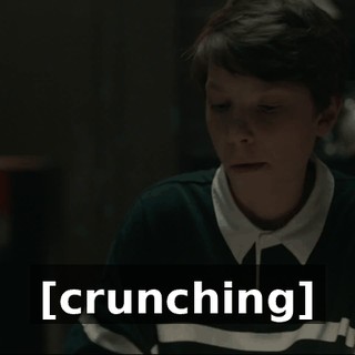 [crunching]