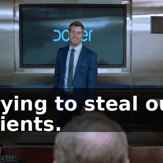 trying to steal our clients.