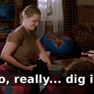 No, really... dig in.