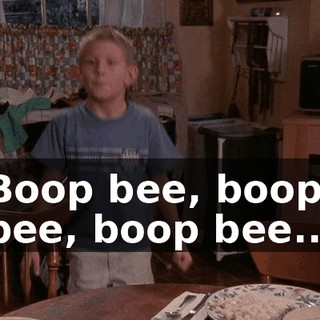 ♪ Boop bee, boop bee, boop bee... ♪