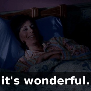 it's wonderful.