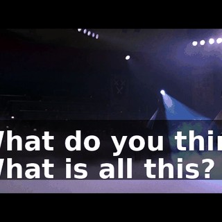 - What do you think? - What is all this?