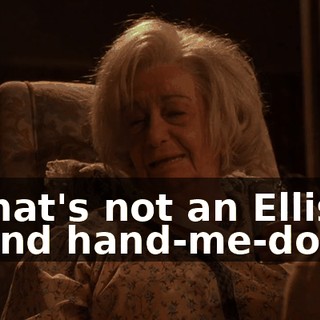 If that's not an Ellis Island hand-me-down,