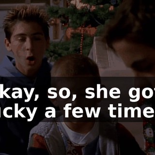 Okay, so, she got lucky a few times.
