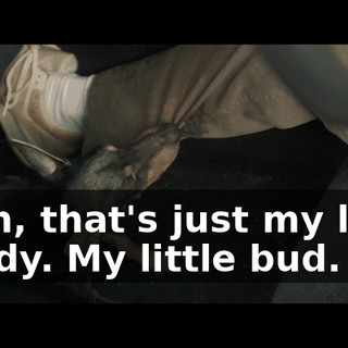 Yeah, that's just my little buddy. My little bud.